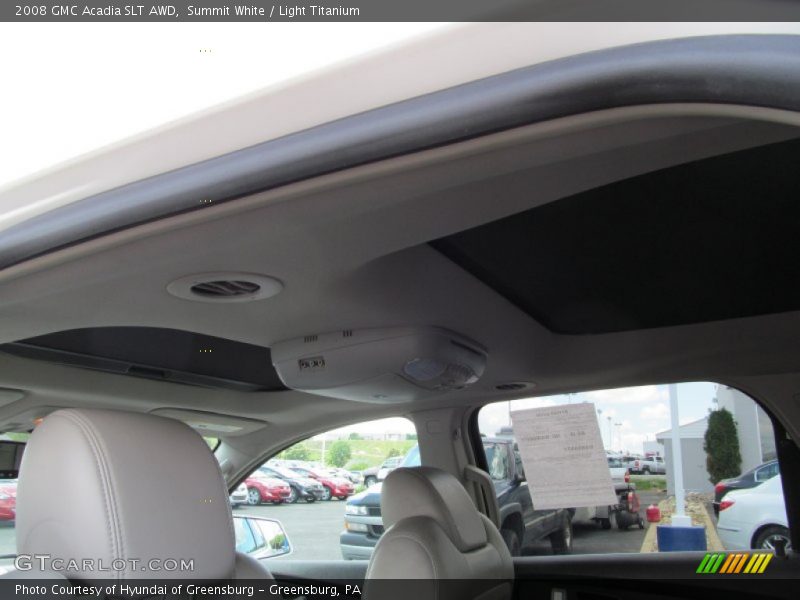 Summit White / Light Titanium 2008 GMC Acadia SLT AWD