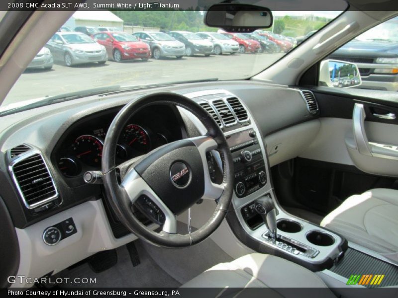 Summit White / Light Titanium 2008 GMC Acadia SLT AWD