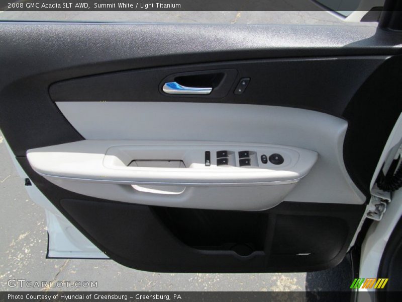 Summit White / Light Titanium 2008 GMC Acadia SLT AWD