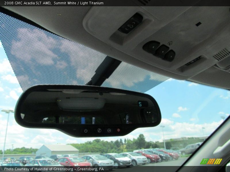Summit White / Light Titanium 2008 GMC Acadia SLT AWD