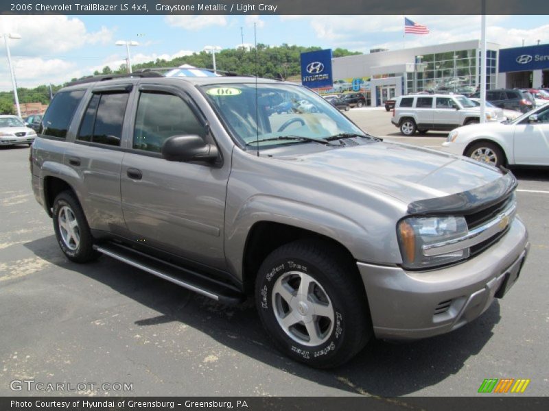 Graystone Metallic / Light Gray 2006 Chevrolet TrailBlazer LS 4x4