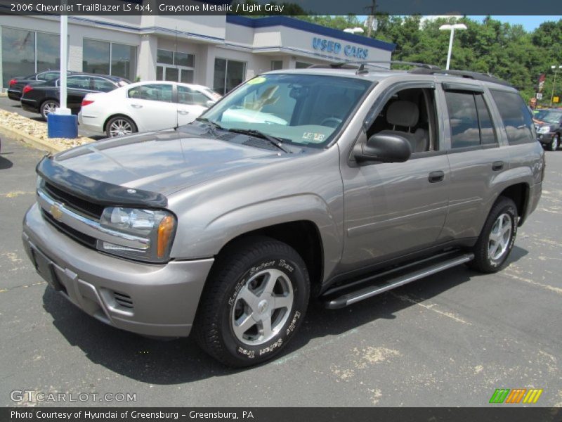 Graystone Metallic / Light Gray 2006 Chevrolet TrailBlazer LS 4x4
