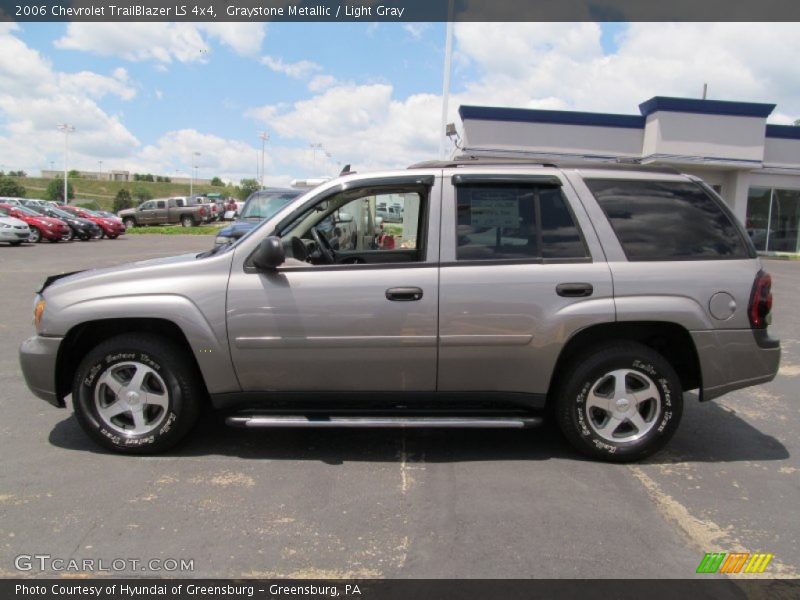 Graystone Metallic / Light Gray 2006 Chevrolet TrailBlazer LS 4x4