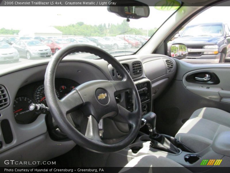 Graystone Metallic / Light Gray 2006 Chevrolet TrailBlazer LS 4x4