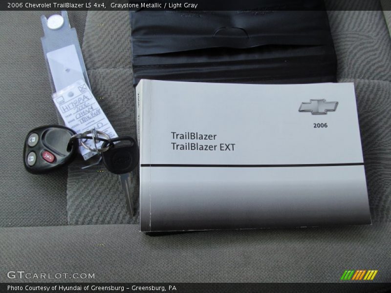 Graystone Metallic / Light Gray 2006 Chevrolet TrailBlazer LS 4x4