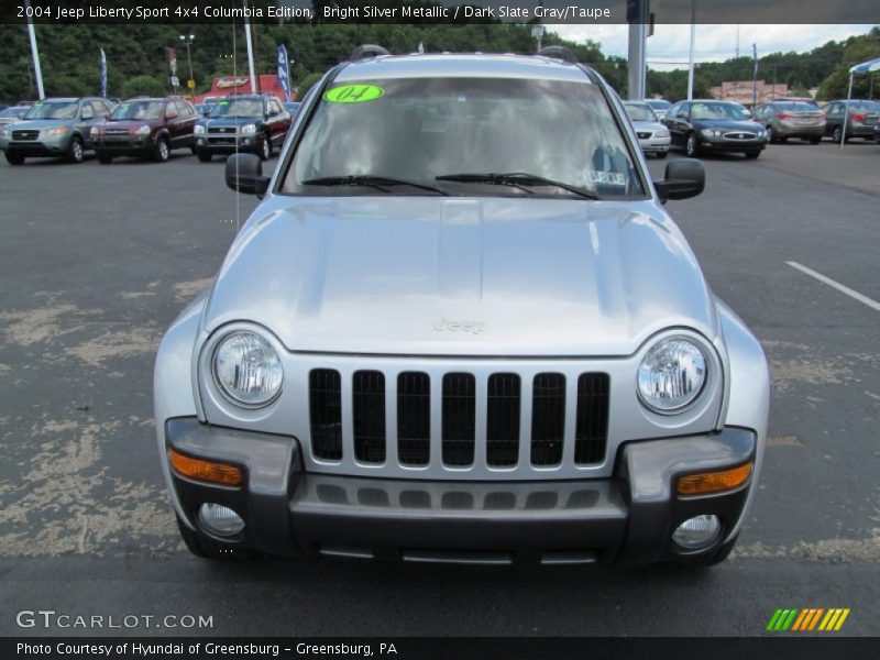 Bright Silver Metallic / Dark Slate Gray/Taupe 2004 Jeep Liberty Sport 4x4 Columbia Edition