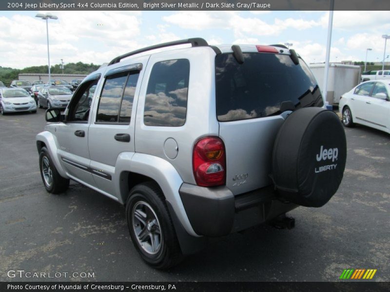 Bright Silver Metallic / Dark Slate Gray/Taupe 2004 Jeep Liberty Sport 4x4 Columbia Edition