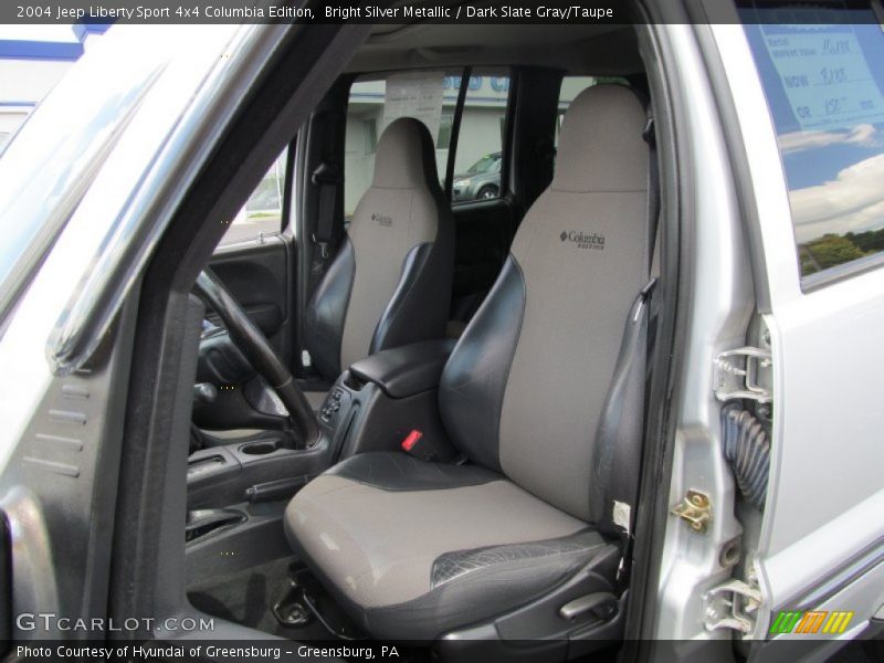 Bright Silver Metallic / Dark Slate Gray/Taupe 2004 Jeep Liberty Sport 4x4 Columbia Edition