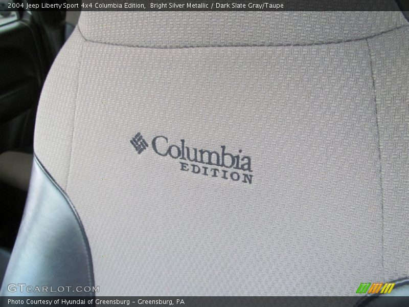 Bright Silver Metallic / Dark Slate Gray/Taupe 2004 Jeep Liberty Sport 4x4 Columbia Edition