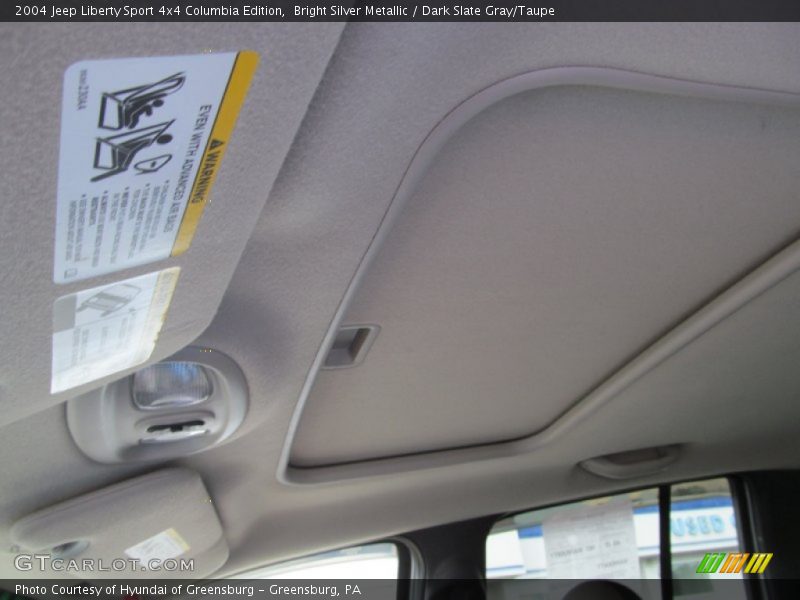 Bright Silver Metallic / Dark Slate Gray/Taupe 2004 Jeep Liberty Sport 4x4 Columbia Edition
