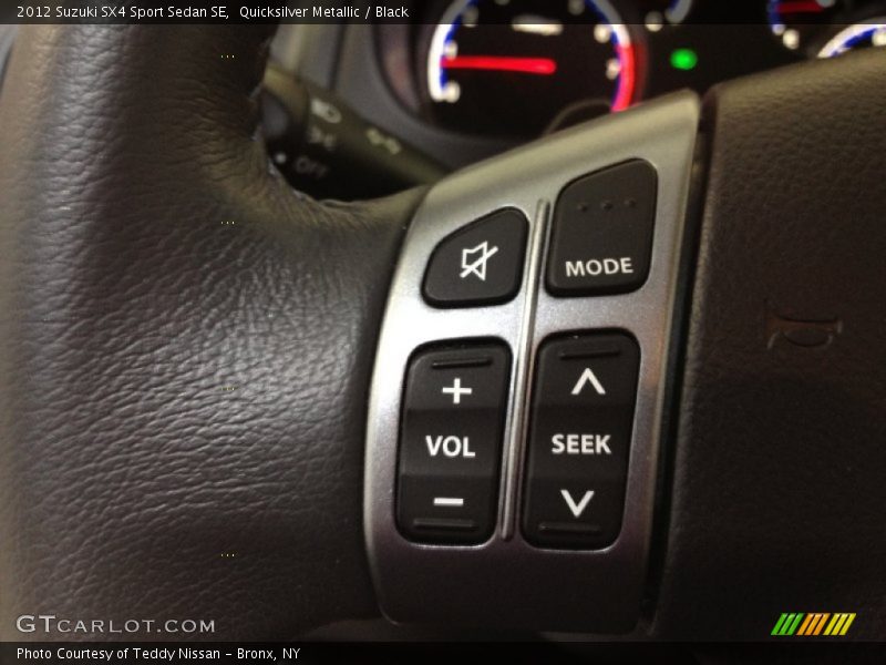 Quicksilver Metallic / Black 2012 Suzuki SX4 Sport Sedan SE