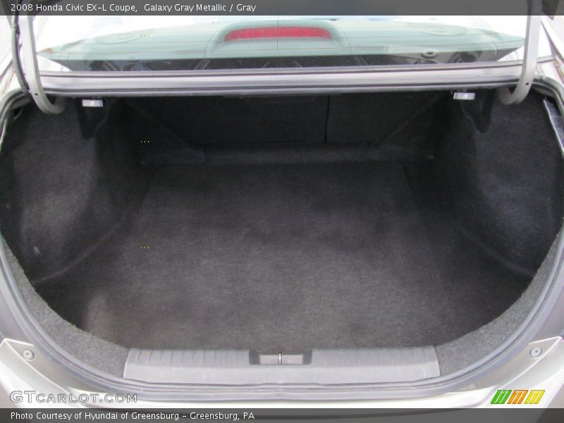 Galaxy Gray Metallic / Gray 2008 Honda Civic EX-L Coupe