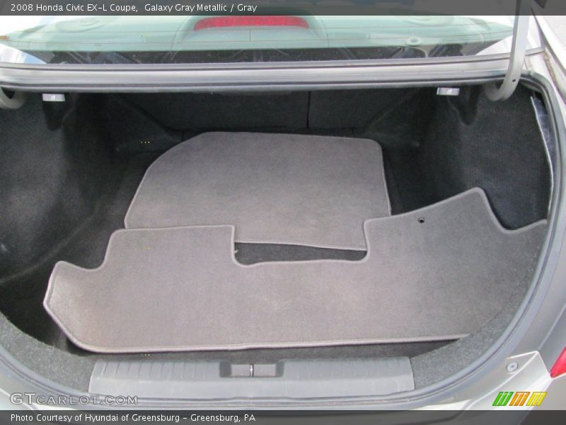 Galaxy Gray Metallic / Gray 2008 Honda Civic EX-L Coupe