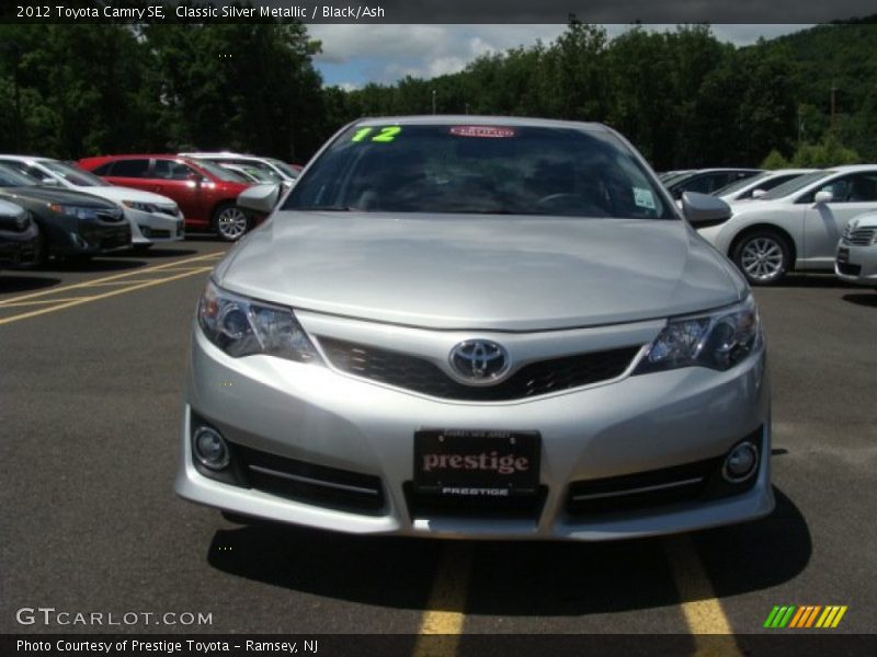 Classic Silver Metallic / Black/Ash 2012 Toyota Camry SE