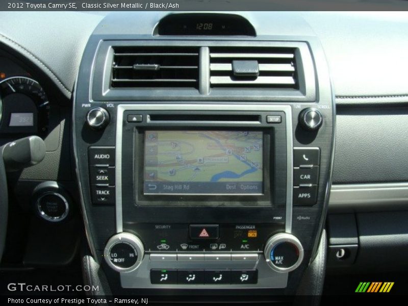 Classic Silver Metallic / Black/Ash 2012 Toyota Camry SE