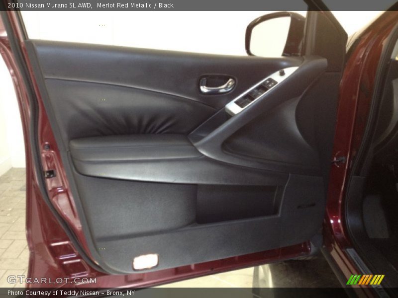 Merlot Red Metallic / Black 2010 Nissan Murano SL AWD