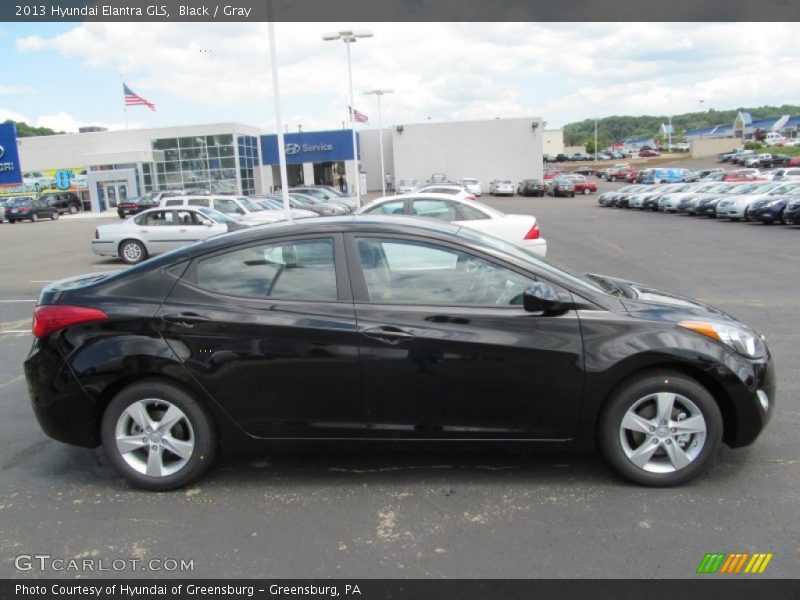 Black / Gray 2013 Hyundai Elantra GLS