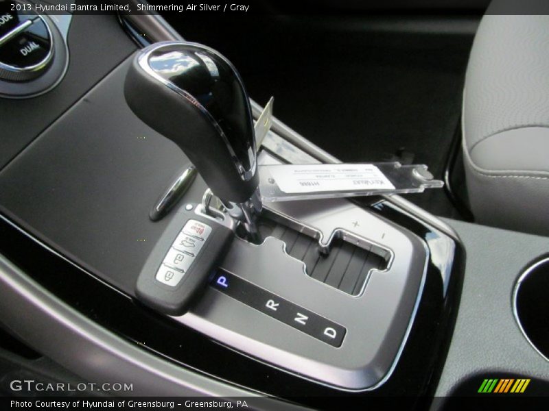 Shimmering Air Silver / Gray 2013 Hyundai Elantra Limited