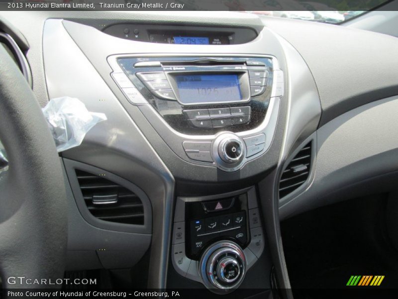 Titanium Gray Metallic / Gray 2013 Hyundai Elantra Limited