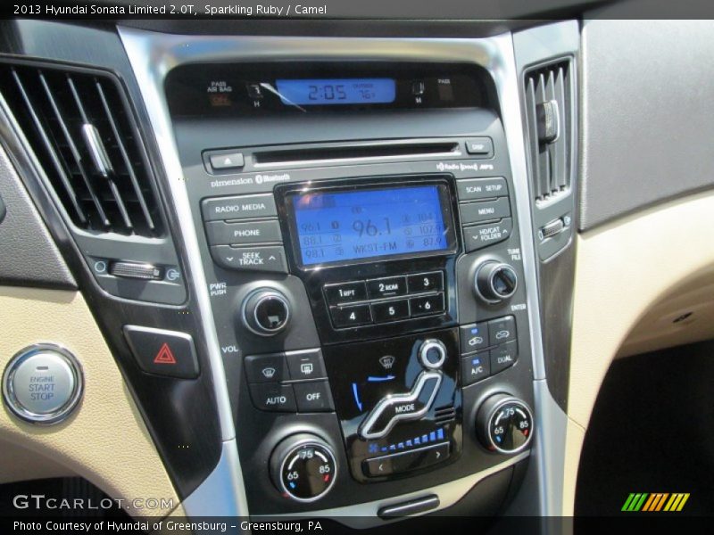 Sparkling Ruby / Camel 2013 Hyundai Sonata Limited 2.0T