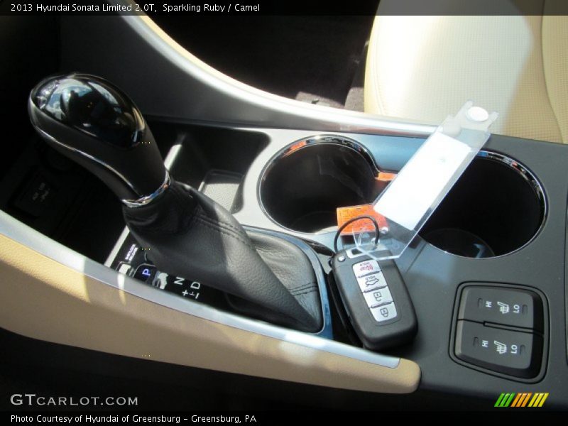 Sparkling Ruby / Camel 2013 Hyundai Sonata Limited 2.0T