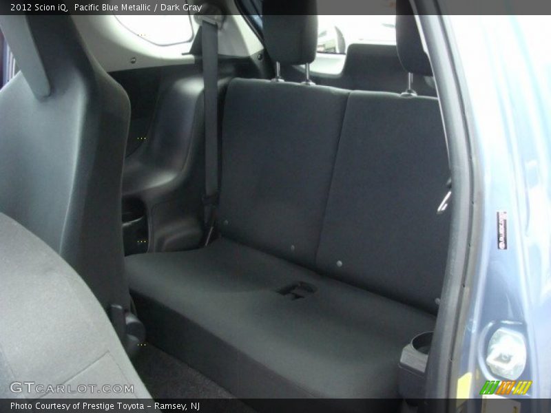 Pacific Blue Metallic / Dark Gray 2012 Scion iQ