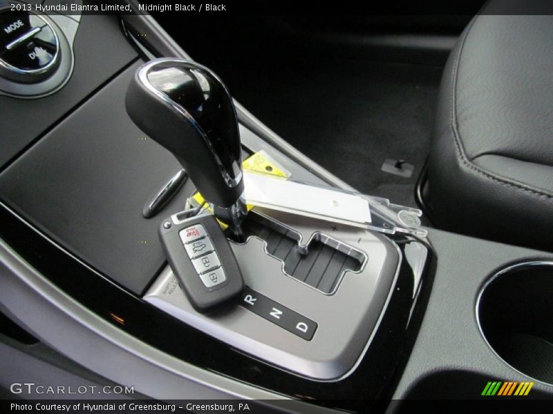 Midnight Black / Black 2013 Hyundai Elantra Limited