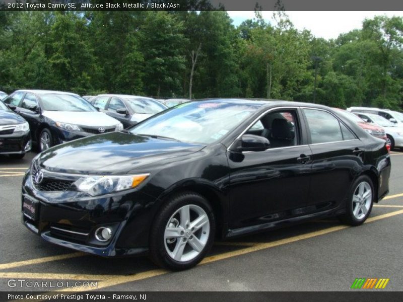 Attitude Black Metallic / Black/Ash 2012 Toyota Camry SE