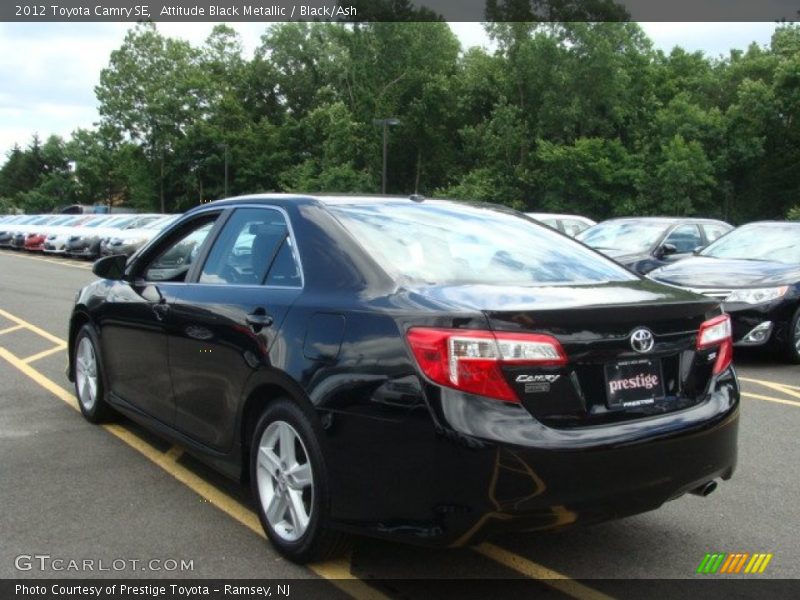 Attitude Black Metallic / Black/Ash 2012 Toyota Camry SE