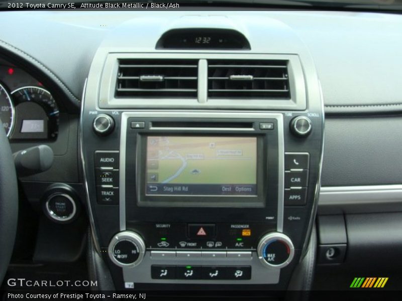 Attitude Black Metallic / Black/Ash 2012 Toyota Camry SE