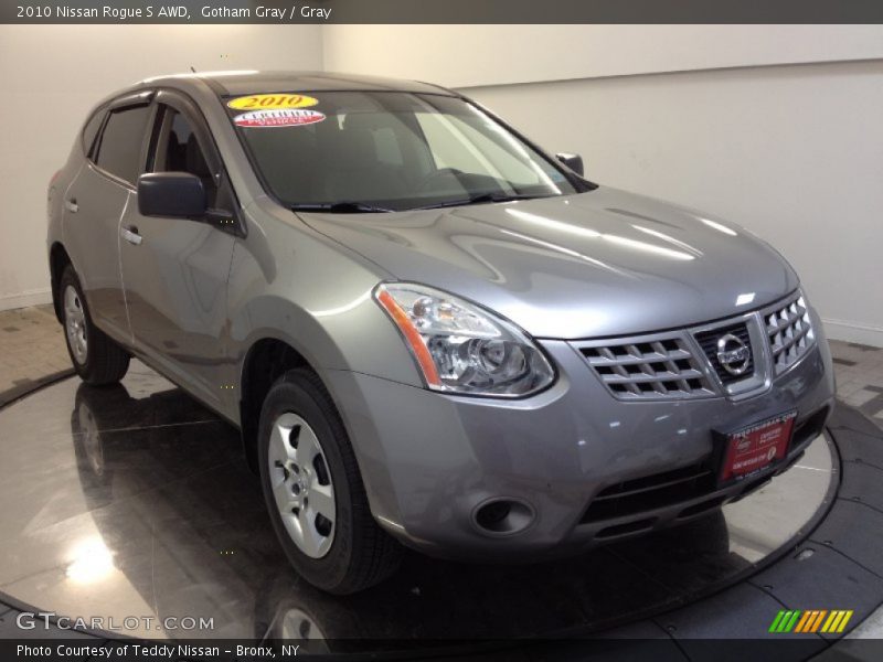 Gotham Gray / Gray 2010 Nissan Rogue S AWD