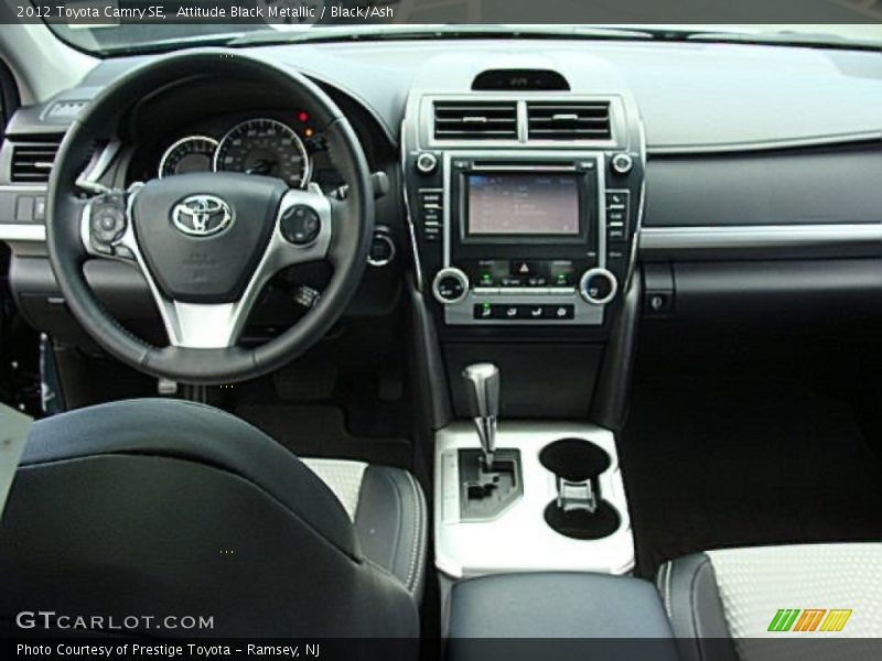 Attitude Black Metallic / Black/Ash 2012 Toyota Camry SE
