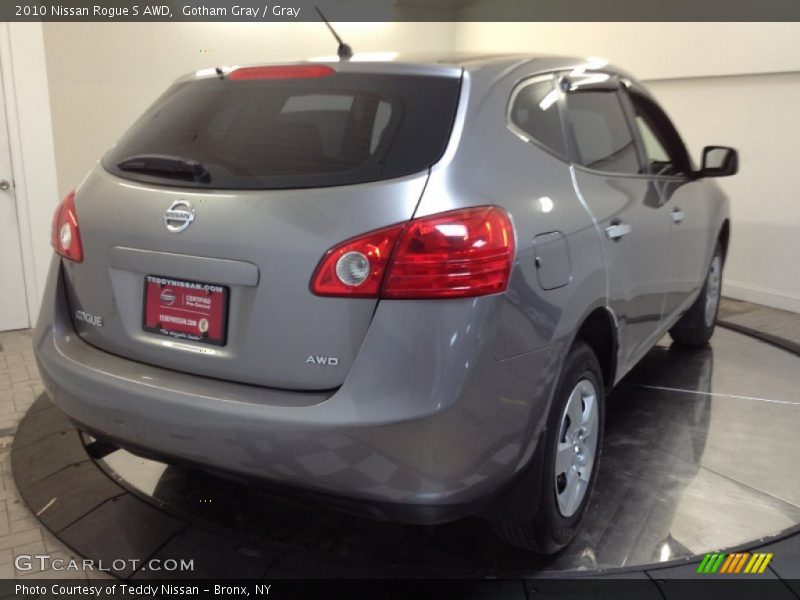 Gotham Gray / Gray 2010 Nissan Rogue S AWD