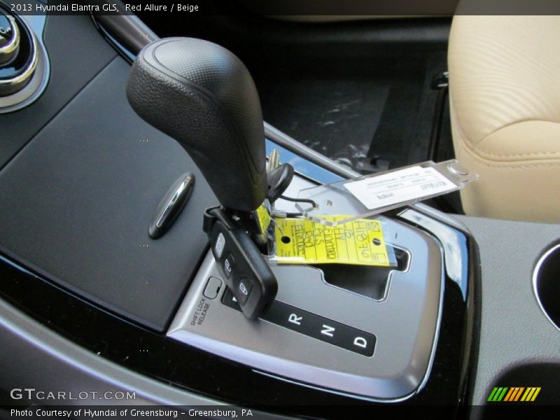 Red Allure / Beige 2013 Hyundai Elantra GLS