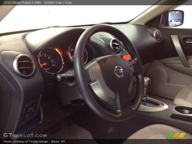 Gotham Gray / Gray 2010 Nissan Rogue S AWD