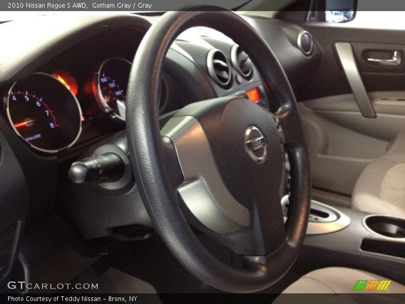 Gotham Gray / Gray 2010 Nissan Rogue S AWD