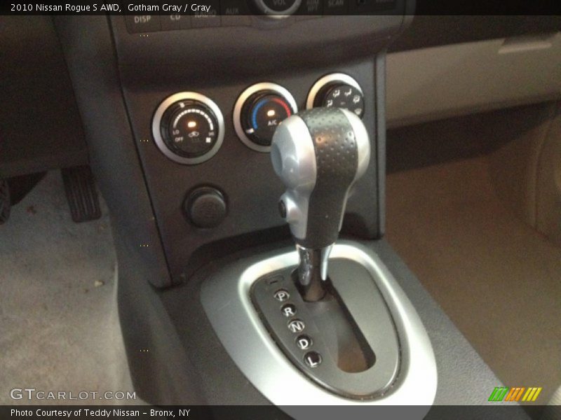 Gotham Gray / Gray 2010 Nissan Rogue S AWD