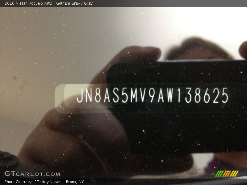 Gotham Gray / Gray 2010 Nissan Rogue S AWD