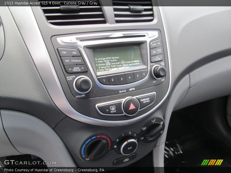 Cyclone Gray / Gray 2013 Hyundai Accent GLS 4 Door