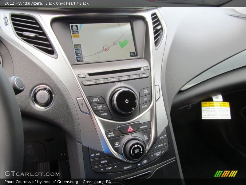 Controls of 2012 Azera 