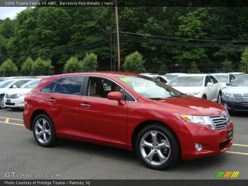 Barcelona Red Metallic / Ivory 2009 Toyota Venza V6 AWD