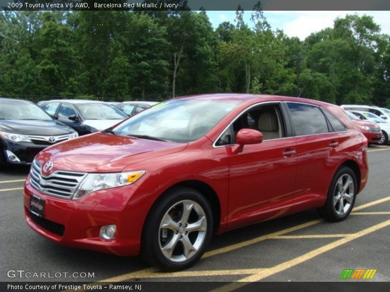 Barcelona Red Metallic / Ivory 2009 Toyota Venza V6 AWD
