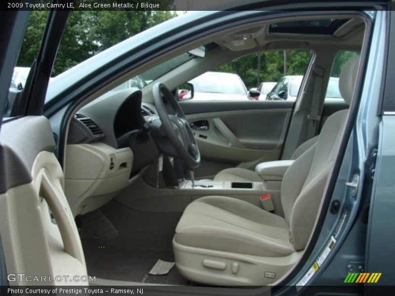 Aloe Green Metallic / Bisque 2009 Toyota Camry LE