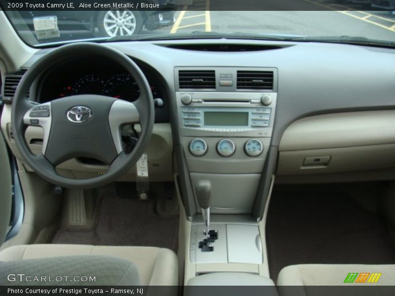 Aloe Green Metallic / Bisque 2009 Toyota Camry LE