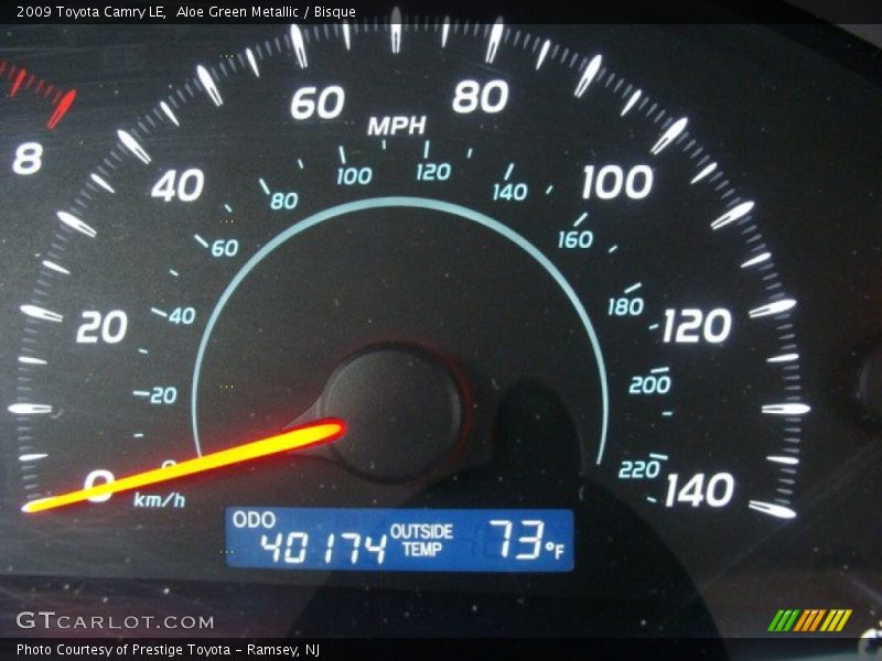 Aloe Green Metallic / Bisque 2009 Toyota Camry LE