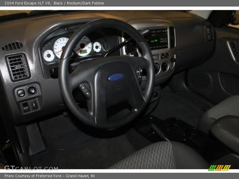 Black / Medium/Dark Pebble 2004 Ford Escape XLT V6