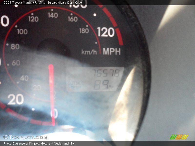 Silver Streak Mica / Dark Gray 2005 Toyota Matrix XR