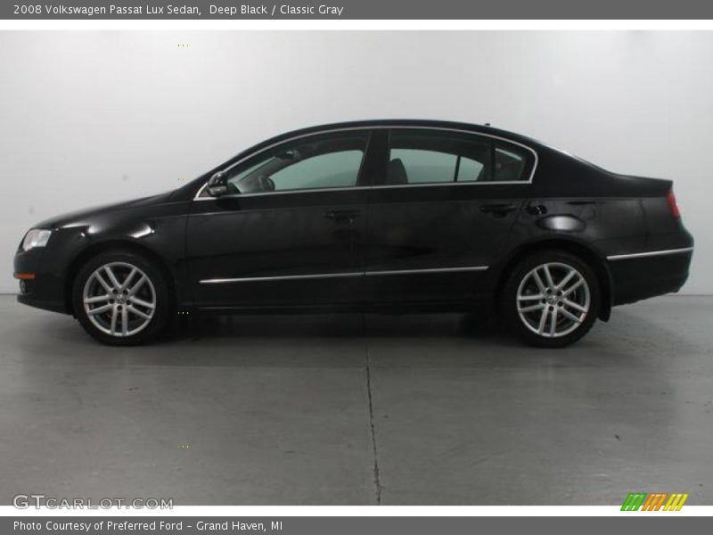 Deep Black / Classic Gray 2008 Volkswagen Passat Lux Sedan