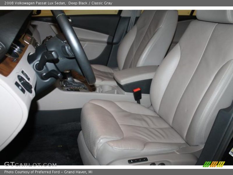 Deep Black / Classic Gray 2008 Volkswagen Passat Lux Sedan