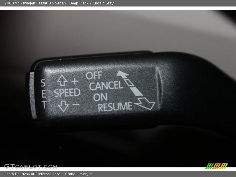 Deep Black / Classic Gray 2008 Volkswagen Passat Lux Sedan